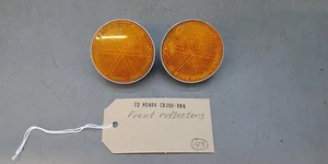 Honda CB350 CB 350 K 1972 doble faro soporte reflectores - Imagen 1 de 8