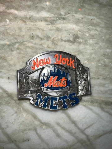 Limited Edition MLB Belt Buckle New York Mets 480/10,000 Cover
