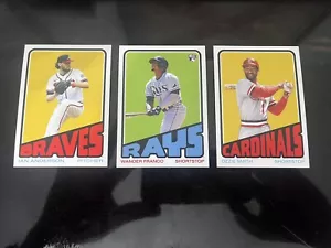 2022 Topps TBT 9 “1972-73 Basketball” Wander Franco, Ozzie Smith, Ian Anderson - Picture 1 of 3