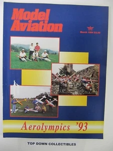 Revista Modelo Aviación Marzo 1994 Aerolímpicas '93 En Alemania - Imagen 1 de 2