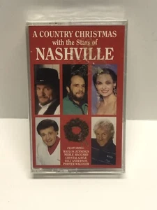 A Country Christmas With The Stars Of Nashville Cassette Tape 1993 Ally Cat Rec - Picture 1 of 6