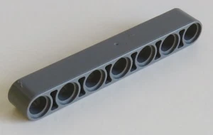 LEGO Technic - Brazo elevador 1 x 7 grueso (4 piezas), gris azul oscuro # 32524 - Imagen 1 de 1