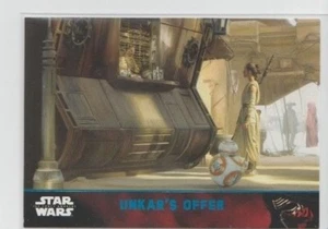 Star Wars The Force Awakens Series 1 Trading Card Blue Parallel #82 - Picture 1 of 1