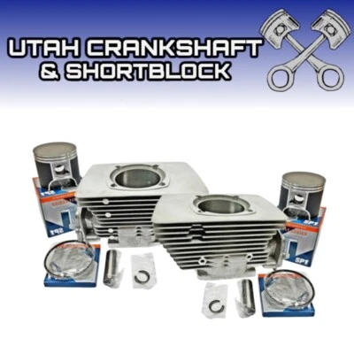 Ski-Doo 50mm 550F Cylinders SP1 Pistons 03-19 MXZ Renegade Fan X Skidoo 4C5C1 - Image 1 of 4