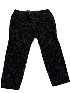 Alfani women's Size 24W Stretch Pants waist size 44” Black velvet - Picture 1 of 6