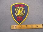Vintage Whitney South Carolina Fire Department Patch 2