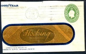Australia KGV 1d PTPO cover 'GOODYEAR' 16JUN37 Truncated at left. - Picture 1 of 1