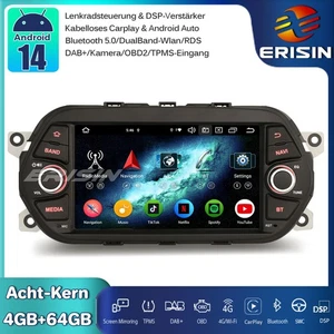 Android 14 CarPlay Autoradio GPS Navi DAB+4G für Fiat Tipo Aegea Egea Dodge Neon - Bild 1 von 22