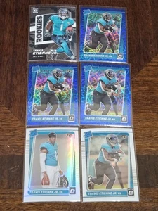 6 Card Lot - Travis Etienne #214 - 2021 Panini Donruss Optic Rated Rookies (RC) - Picture 1 of 2