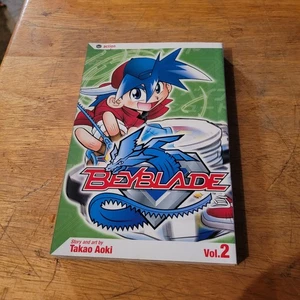 Beyblade Vol. 2, Graphic Novel By Takao Aoki, Viz Paperback Comic Book - Picture 1 of 3