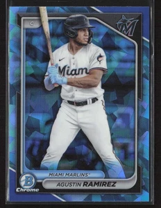 Agustín Ramírez 2024 Bowman Draft Sapphire Edition #BDC-133 Miami Marlins - Imagen 1 de 2
