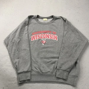 VINTAGE Wisconsin Badgers Sweatshirt Mens Large The Game Crewneck Made USA 90s - Picture 1 of 8