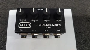 Rolls MX41 Audio 4 Channel 1/4 Mixer - Picture 1 of 7