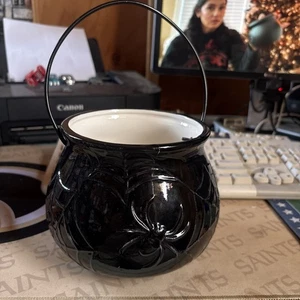 Black Cauldron Ceramic Bowl - Picture 1 of 4