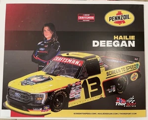 Hailie Deegan 2023 Pennzoil #13 Truck Series NASCAR Hero Card - Picture 1 of 2