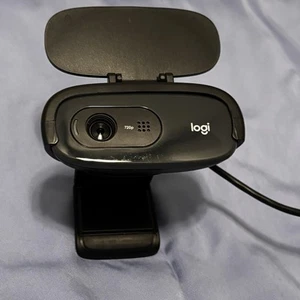 Logitech HD Webcam 720p Logi V-U0018 Built In Microphone USB Camera - Afbeelding 1 van 9