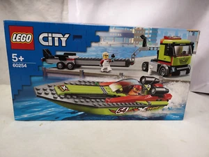 LEGO CITY 60254 - Le transport du bateau de course- Neuf et scellé - Imagen 1 de 6