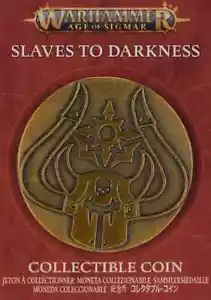 Age of Sigmar Slaves To Darkness Chaos Marauder Collectible Coin NEW SEALED - Picture 1 of 1