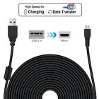 6ft Micro USB Cable, High Speed USB 2.0 Charging Cord Wire for PS4/Echo Dot 2nd 