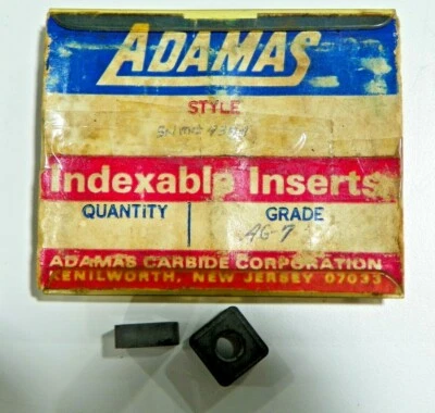 10 ШТУК, ADAMS, SNMA 434A AG-7 ТВЕРДОСПЛАВНЫЕ ВСТАВКИ, F552 - Изображение 1 из 4