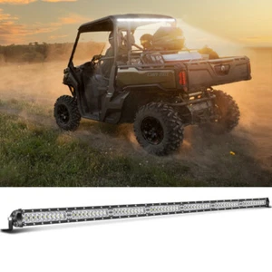 For Can Am Maverick X3 MAX Turbo 2017+ Roof 40Inch LED Light Bar Slim Single Row - Picture 1 of 16