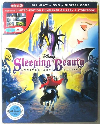 SLEEPING BEAUTY Gallery & Storybook (Disney) Blu-Ray DVD Digital Limited Edition - Image 1 of 4
