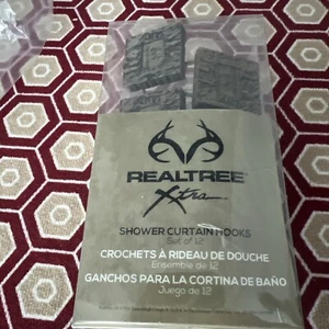 Realtree Shower Curtain Hooks Set of 12 Camo NEW - Picture 1 of 5