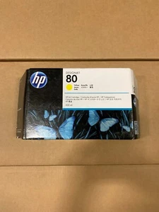 HP 80 Yellow C4848A 350ml Ink Cartridge - Picture 1 of 2