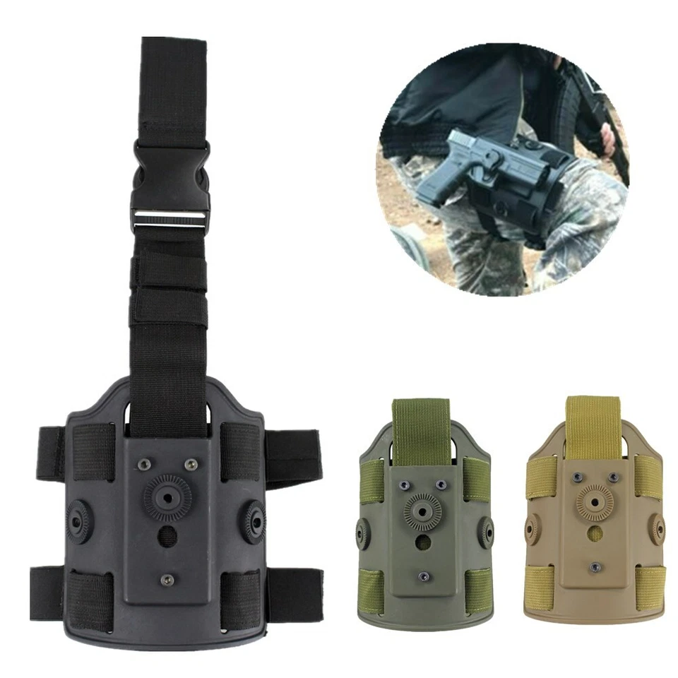Hunting Drop Leg Tactical Holster Platform Moulded Polymer Holster Panel Adapter - Image 1 of 4