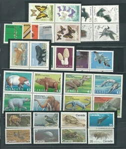 Canada MNH/** birds, butterflies, mushrooms, animals, 1972 earth science set - Picture 1 of 1