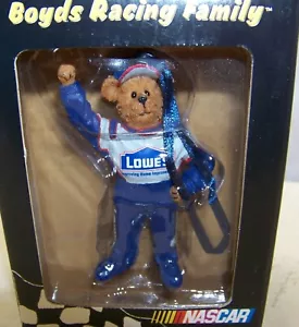 Boyds Bears Racing Hol.day Ornamento #48 Lowes Jimmie Johnson 2004 de colección sin usar, en caja - Imagen 1 de 6