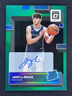 First No 1/5 2022-23 Donruss Optic Jake La Ravia Rated Rookie RC Auto Green