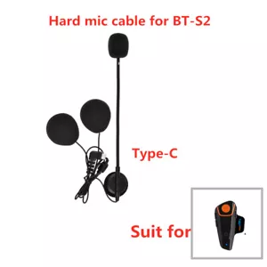 Auriculares de cable duro BT-S1/S2 para intercomunicador casco de motocicleta Bluetooth 1000M - Imagen 1 de 9