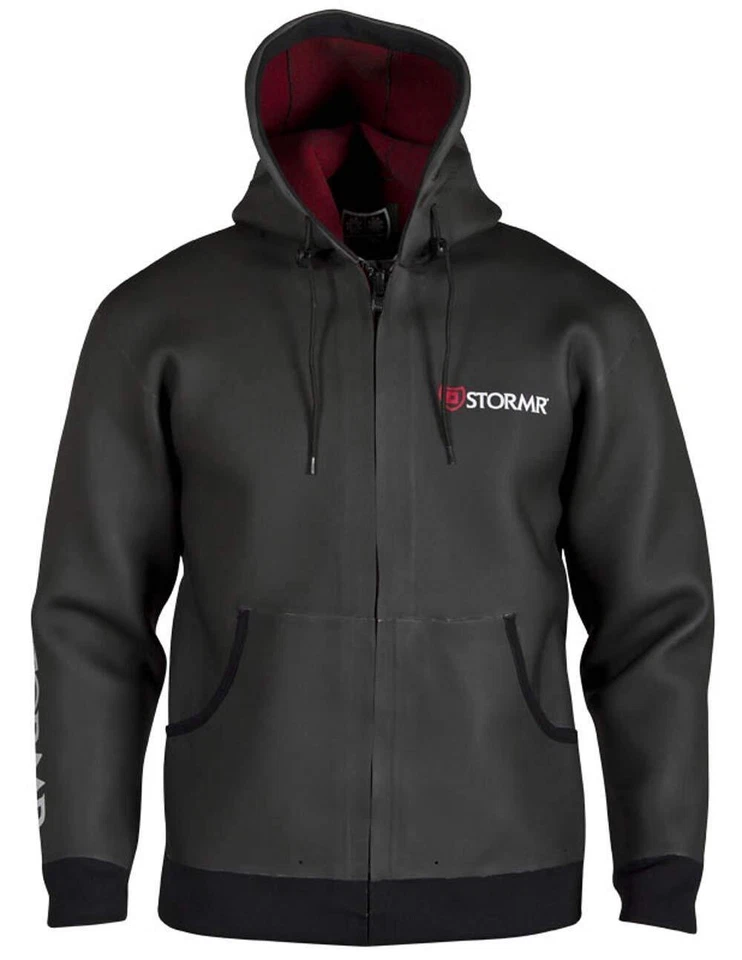 Sudadera con capucha de neopreno StormR Swell para hombre, negra, S Foto 1 de 4