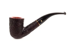 PFEIFE PIPE PIPA SAVINELLI ROMA 611 KS 6/9mm BENT DUBLIN RUSTICATA BORGOGNA - Imagen 1 de 3