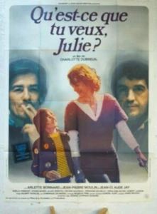 Affiche cinéma QU'EST-CE QUE TU VEUX JULIE ? - 120 x 160 cm - Bild 1 von 1