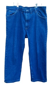 Wrangler Jeans Uomo 44 X 25 ALTERATO Taglio Cowboy Vestibilità Originale Blu Western 130273 - Foto 1 di 12