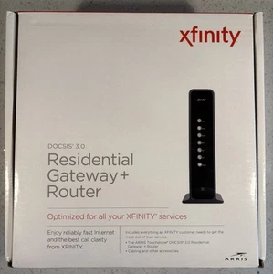 Routeur résidentiel modem sans fil Arris Xfinity TG862G/CT noir testé/fonctionne - Photo 1/17
