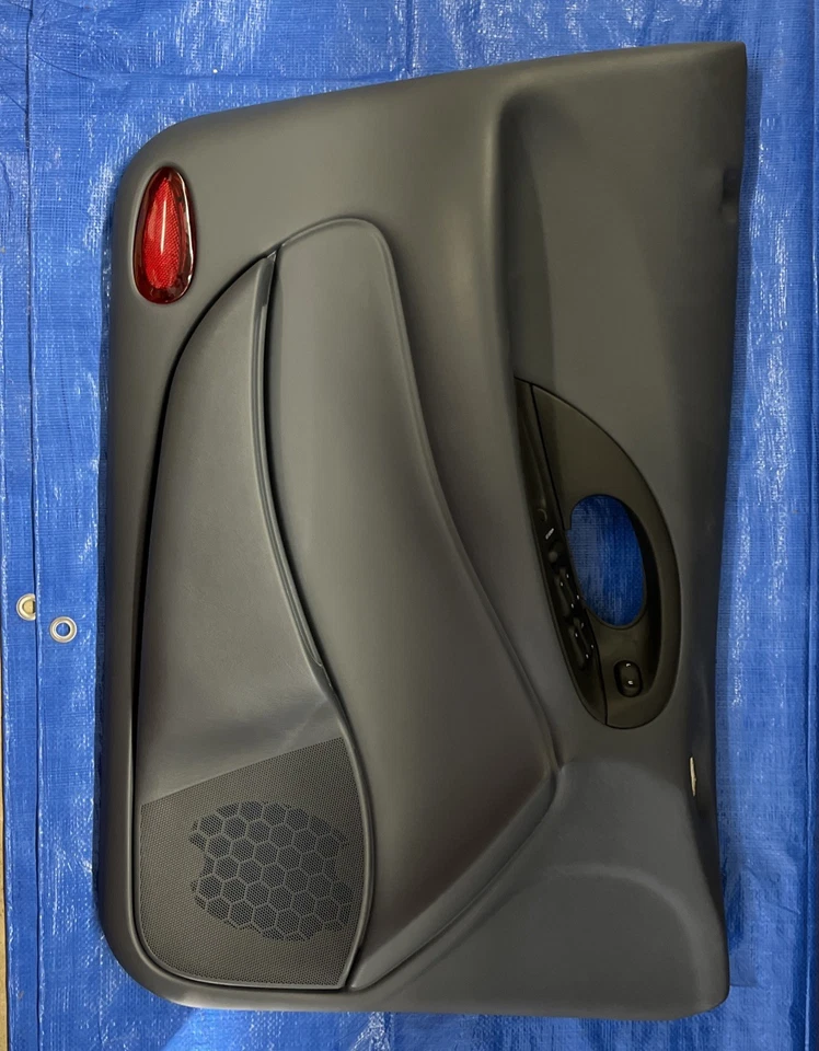 Nuevo panel de moldura de puerta Ford Taurus 1999 fabricante de equipos originales lado izquierdo cerraduras eléctricas azul denim  Foto 1 de 4