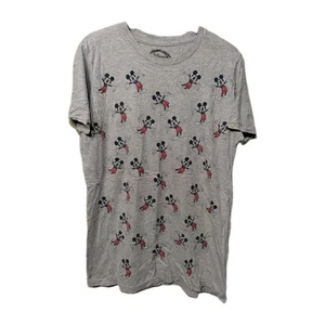 T-shirt Topolino Walt Disney grigia maglietta grafica uomo taglia media ripetizione  - Foto 1 di 4
