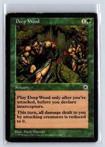 DEEP WOOD – MTG Magic the Gathering Card – Portal – Uncommon - Picture 1 of 6