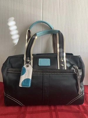 Bolsa tote de mão de couro COACH preta F11992 - Imagem 1 de 4