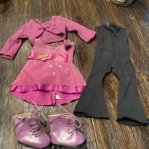 American Girl Retired 2 in 1 Ice Skating Outfit - Picture 1 of 5