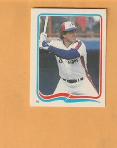 Pegatinas Gary Carter Montreal Expos 1985 Fleer Star #16 Salón de la fama - Imagen 1 de 2