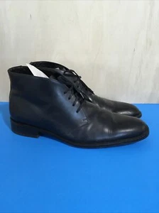 Christian Dior Mens Lace Up Boots Black Size 45/12 - Picture 1 of 10