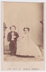 CDV Commodore Nutt and Minnie Warren - Picture 1 of 2