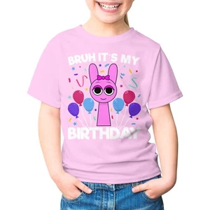 Sprunki Kindergeburtstag Shirt Bruh it's my birthday Sprunki Jugend Kinder T-Shirt - Bild 1 von 10