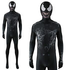 Black Venom Carnage Bodysuit Spider-Man Jumpsuit Cosplay Costume Halloween Party