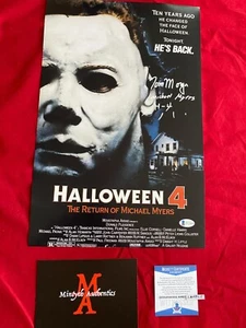 TOM MORGA AUTOGRAPHED SIGNED 11x17 PHOTO! HALLOWEEN 4! MICHAEL MYERS! BECKETT - Picture 1 of 5