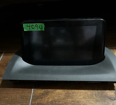 2017-2018 Mazda 3 OEM Information Navigation Display System P/N:  B61A 61 1J0 B - Image 1 of 4